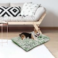Miniatyrbild 4 av 4: Bekväm Hundkoja Hundar Husdjursströ Djup Sömn Pv Strö Sovbädd Grön B