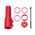 Miniatyrbillede 1 af 8: Cykel Mountain Bike Styr Gaffel Stem Riser Rise Up Extender Forlænger Adapter Dele (rød)