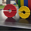 Miniatyrbild 3 av 5: 1 st Gym Mikro-Typ Viktskivor Hantel Fraktionella Viktskivor Gummi Fraktionella Viktskivor Tillägg
