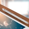 Miniatyrbilde 6 av 8: Stylus med stoffhode for Samsung Tab/LG/Huawei/Xiaomi-smarttelefoner og nettbrett for iPad 2018 (sølv)