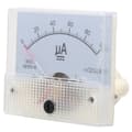 Miniatyrbillede 2 af 8: 85C1 DC 0~100UA Pointer Type Amperemeter Analogt Strøm Panel Meter Måleinstrument