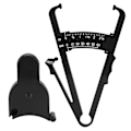 Miniatyrbillede 2 af 8: Kropsmålingsenhed Sort 150 cm/60 tommer Caliper Måling Supplies for Fitness tabe sig (Tommer Fett Caliper 150cm/60in Taljemål)