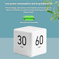 Miniatyrbillede 5 af 5: Miracle Cube Timer Hvid Køkken Timer Børne Timer Trænings Timer Moderne