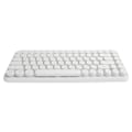 Pikkukuva 6 / 8: Ajazz Langaton Näppäimistö Bluetooth 84 Näppäimet Retro Pyöreä Näppäimistö Pelitoimistotarvikkeet 308IIvory White