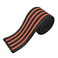 Miniatyrbild 1 av 8: Knäskydd Elastiskt Justerbart Andningsbart Mjukt Knästöd Kompressionsbandage för Utomhussporter 3,1 X 70,9 tum Orange