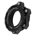 Miniatyrbillede 6 af 8: MEIJUN Centerlock til 6 Bolt Fitting Adapter Låsering Aluminiumslegering Aksel Nav Adapter til Thru Axle Hub Black