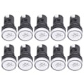 Miniatyrbillede 8 af 8: 10 stk AD16‑22DS LED-signallys Hvid Indikator for høj lysstyrke Udstyr AC/DC24V