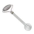 Miniatyrbillede 1 af 8: 2 i 1 Ice Face Roller Cold Compress Reducer hævelser Rustfrit stål Glas ansigtsmassagerulle til øjne Ansigt