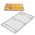 Miniatyrbillede 8 af 8: Multifunktionel non-stick kølerist gitter grill grill bage net værktøj til brød cookies forsyning