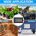 Miniatyrbild 3 av 6: Mini LCD termometer Hygrometer med extern sond