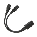 Miniatyrbilde 7 av 8: IEC320 C14 til 2 X C13 Hunn Y-Splitter Strømkabler 1 inn 2 ut 2500W 10A 250V Strømforlengelseskabel for LCD-skjermer