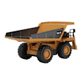 Miniatyrbilde 7 av 8: RC Dumper 1/24 4-hjulsdrift 6 kanaler 2,4 GHz Plast Metall Gul Grå Byggekjøretøy Leke for over 8 år gammel Enkelt batteri