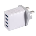 Miniatyrbilde 1 av 8: 4USB-lader, flere porter, hurtiglader, QC3.0-telefonlader for reiser, 100–240 V