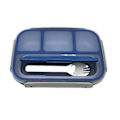 Pikkukuva 4 / 5: Bento-lounasrasia 4 osastolla - 1300ml, tarvikkeet mukana, sininen