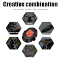 Pikkukuva 5 / 8: Droonin stroboskooppivalo, ladattava, 4/7 väriä, säädettävä LED-valo, yhteensopiva Mavic 3/Mini 3 Pro/Air 2S -lennokeille
