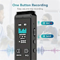 Miniatyrbillede 3 af 5: 32 GB Digital Stemmeoptager Bluetooth