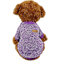 Miniatyrbillede 1 af 3: Strikket sweater til kæledyrshund, tyk og varm, vintertøj til kæledyrshund og kat, Zekai lilla 2XL