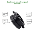 Miniatyrbillede 4 af 5: 2 STK 1,5 Tommer Super Tweeter 4Ω 3W Titanium Film Tweeter Højttaler