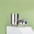 Miniatyrbillede 4 af 4: Bomuldspind Holder Organizer, Badeværelses Vanity Opbevaringsboks Dispenser Holder, Akryl Krukke, Opbevarings Organizer, Apoteker Krukke til 14X Bomuldspinde