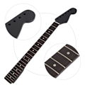 Miniatyrbild 7 av 8: 22 band elektrisk gitarrhals svart lönn rosenträ greppbräda instrumenttillbehör