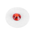 Miniatyrbillede 5 af 8: 10 stk/æske Klar tandnegledekoration Krystal Gem Rhinestone Rød