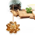 Miniatyrbillede 4 af 8: Alloy Home Lotus Røgelsebrænder Mini røgelsespind med 1,5 cm Højde 2,5 cm Diameter