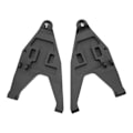 Miniatyrbilde 1 av 8: 2 stk. Front Lower Suspension Arm Pull Rod Link CNC Machining RC Retrofit Upgrade Parts for TRAXXAS UDR 1/7 RC Car Black