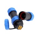 SP21 IP68 4-stifts vattentät plast Aviation Plug Socket Kabel inline-kontakt (4-stifts)