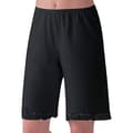 Dameundertøj Pyjamas Shorts Satin Underkjoler Snip-it Culottes Underbukser Bloomers Sort Black XL