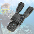 Miniatyrbillede 6 af 8: Dykning Snorke Air Tube Mundstykke til snorkling Åndedrætsrør Andet trins fikseringssæt sort