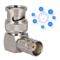 Miniatyrbild 6 av 7: Kablar Online BNC Rätt vinkel hane BNC hona videoadapter