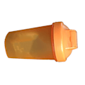 Miniatyrbillede 2 af 8: Proteinpulver Shaker Cup PP Shaker Flaske med Rustfrit Stålkugle til Blanding 500mlOrange