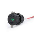 Miniatyrbilde 3 av 5: Motorsykkel USB-lader med spenningsdisplay for