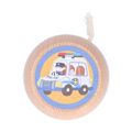 Miniatyrbild 1 av 8: Trä Yoyo Professionell String Trick Yo Ball Gåvor med Söt Mönster för Barn Trä Yoyo