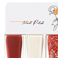 Miniatyrbild 7 av 8: 3-pack nagellackset på vattenbasis för kvinnor, lätt att ta bort, snabbtorkande nagellack för dejting, halloweenfest T03
