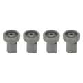 Miniatyrbilde 8 av 8: 4stk Oppvaskmaskin Nedre Rack Hjul Oppvaskmaskin Hjul Reservedel for AEG Favorit for Privileg for Zanussi