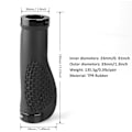 Miniatyrbilde 2 av 3: Anti-skli ergonomiske sykkelgrep for MTB, BMX, Mountain, Downhill, Sammenleggbare, Urban sykler og scootere