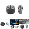 Miniatyrbilde 8 av 8: ER11 Chuck Spennhylser Klemmutter Dreiebenk deler for CNC Frese Graveringsmaskin4mm Chuck