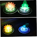 Miniatyrbillede 2 af 4: Pool Flydende Lampe Vandtæt Svømmepøl Pish Dam LAMPE FLOTINE FRØ SOLAR LYS TIL PALON Dam Have Dekoration Style2 Solcelle Flydende Lys