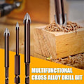 Miniatyrbild 3 av 5: Effektiv set av 5 universal multifunktionella triangelkorslegerade borrkronor