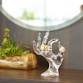 Miniatyrbillede 4 af 5: Smykkeudstillingsstativ, Transparent Polyresin Armbånd Ring Urholder, 6,6 Tommer