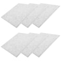 Miniatyrbillede 5 af 7: Lydisolerede akustiske polyesterfiberpaneler (6-pack, sølvgrå) Silvery Gray