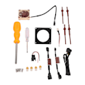 Miniatyrbild 6 av 8: Fläkt 3D-utskriftsfäste Kit Effektiv värmeavledning Spelkonsol Kylfläktfäste Kit för Gamecube Noctua Svart