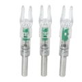 Miniatyrbillede 7 af 8: 3 stk. bueskydning oplyste nocks plast automatisk med switch 6,2 mm indre diameter bueskydning nock hale til natjagt grøn