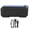 Miniatyrbilde 1 av 8: X8 True Wireless Bluetooth 5.0 Høytaler IPX7 Vanntett Lysende Utendørs Subwoofer Blå