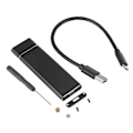 Pikkukuva 3 / 5: USB 3.1 - M.2 NGFF SSD -mobiilikoteloadapterikortti, ulkoinen kotelo, yhteensopiva m2 SATA SSD USB 3.1 223:n kanssa