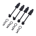 Miniatyrbild 5 av 8: 4st Car Body Clip Retainer Shell Fast Spänne Lås för ARRMA för Senton 1/10 RC Car
