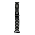Miniatyrbillede 7 af 8: Rustfrit stål urrem Justerbar erstatningsurrem med 2 trykknapper 26 mm til Fenix ​​7X 6X 5X Black