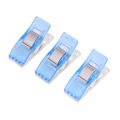 Miniatyrbilde 1 av 7: 20 stk plastklips for quilting Sy strikkestoffbinding Håndarbeidsklemme (blå)