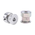 Miniatyrbild 4 av 8: 2st kugghjul i aluminiumlegering 5 mm innerdiameter 20 tänder för 3D-skrivare